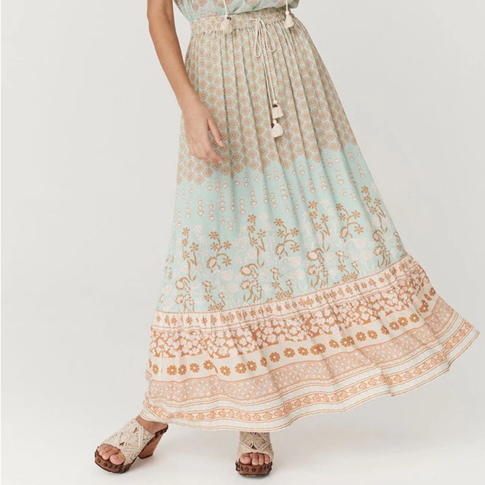 NWT Spell Sweet Nothings Boho Chic Festival Fashion Maxi Skirt